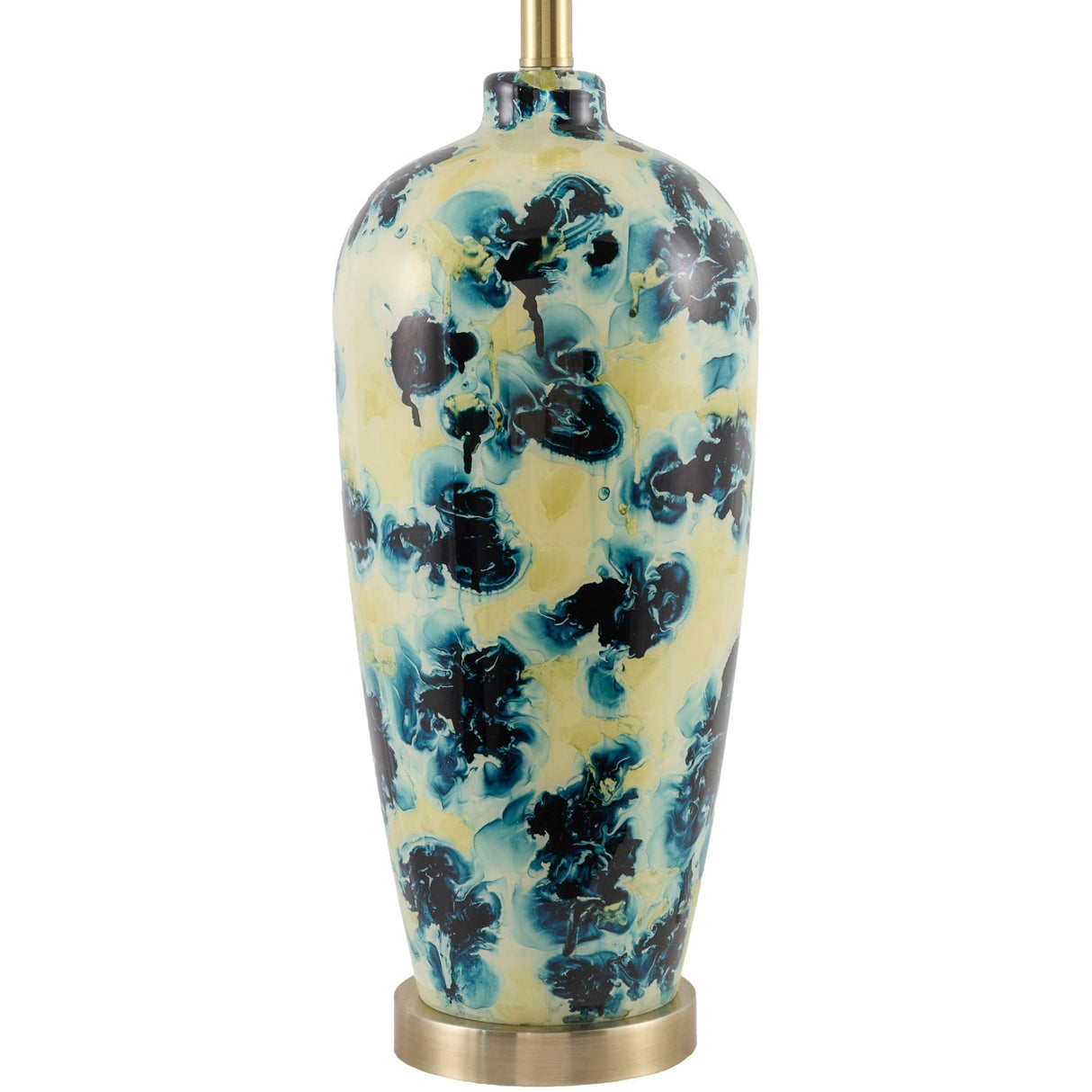 Modern European furniture - Painted Glass Accent Table Lamp - www.oroa.com
