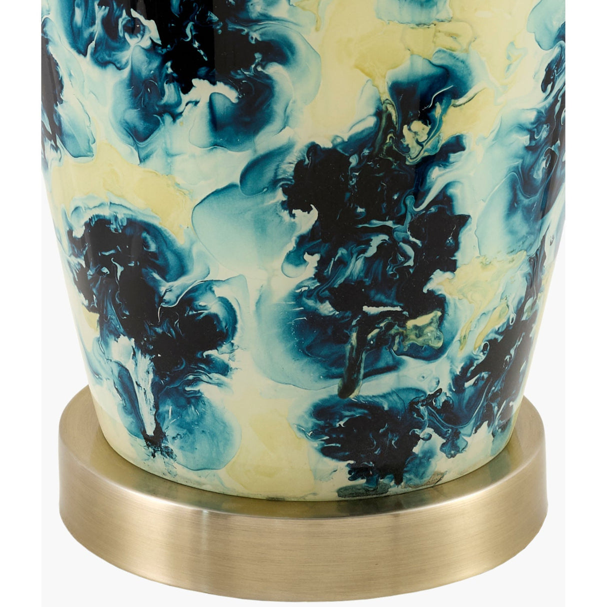 Modern European furniture - Painted Glass Accent Table Lamp - www.oroa.com