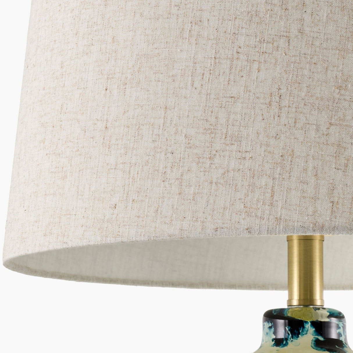 Modern European furniture - Painted Glass Accent Table Lamp - www.oroa.com