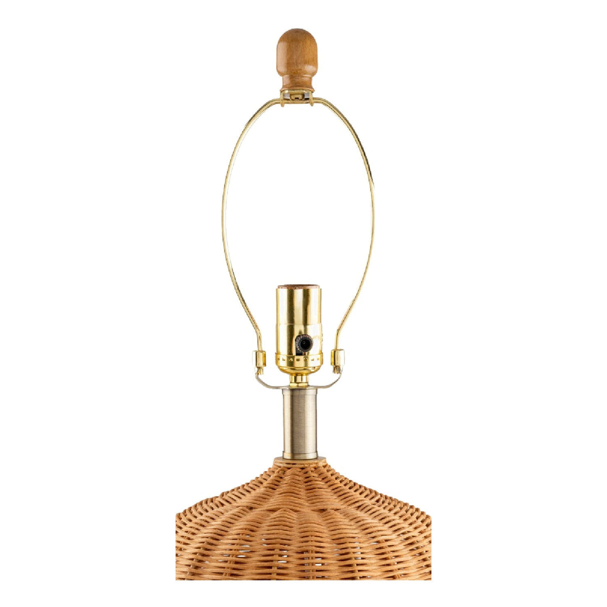 Modern European furniture - Natural Rattan Accent Table Lamp - www.oroa.com