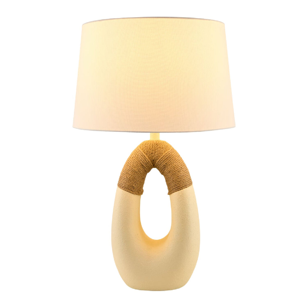 Modern European furniture - Carved Out Base Table Lamp - www.oroa.com