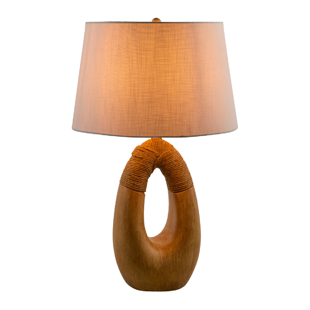 Modern European furniture - Carved Out Base Table Lamp - www.oroa.com