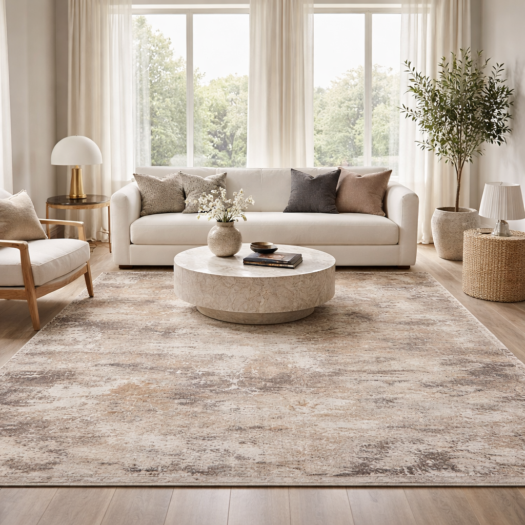 Modern furniture - Woven Viscose Blend Carpet - www.oroa.com