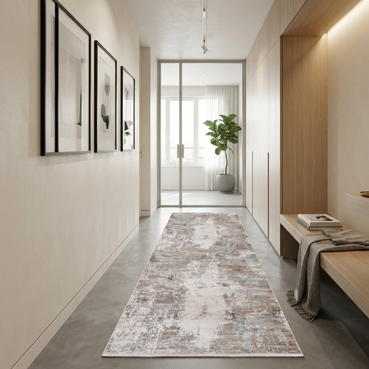 Modern furniture - Woven Viscose Blend Table Runner - www.oroa.com