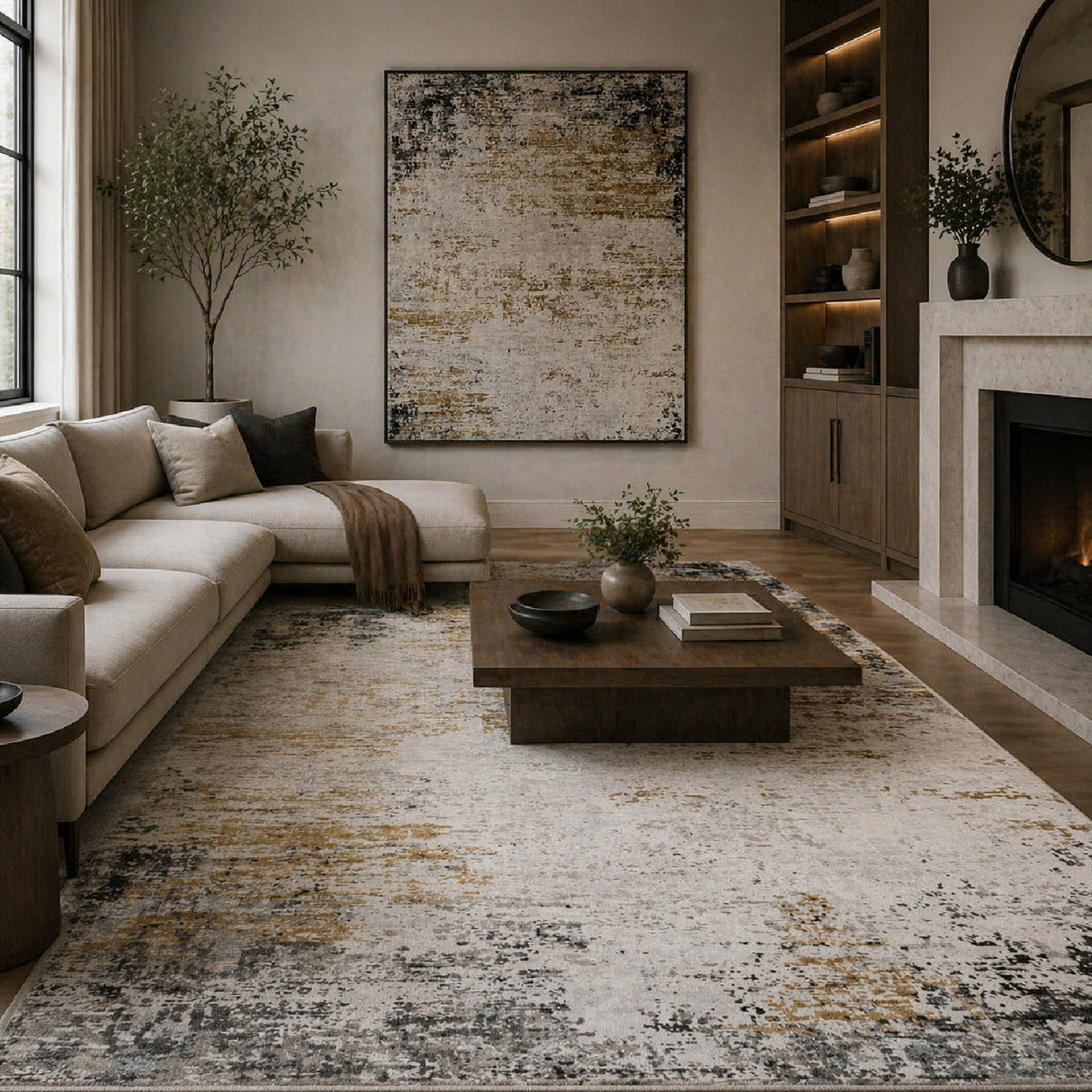 Modern furniture - Viscose Blend Carpet - www.oroa.com