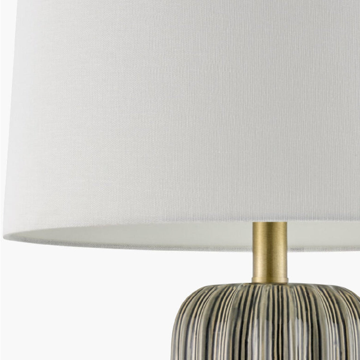 Modern European furniture - Gray Ceramic Table Lamp - www.oroa.com