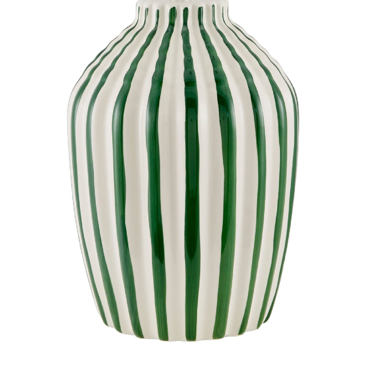 Modern European furniture - Lined Ceramic Accent Table Lamp - www.oroa.com