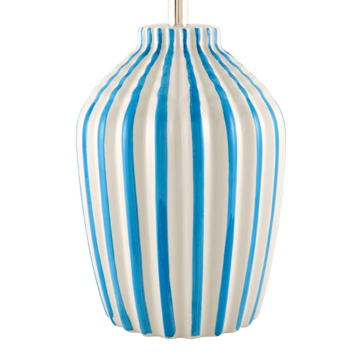 Modern European furniture - Lined Ceramic Accent Table Lamp - www.oroa.com