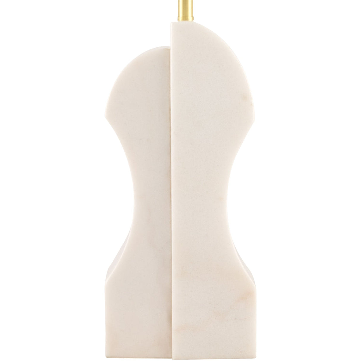 Modern European furniture - White Marble Accent Table Lamp - www.oroa.com
