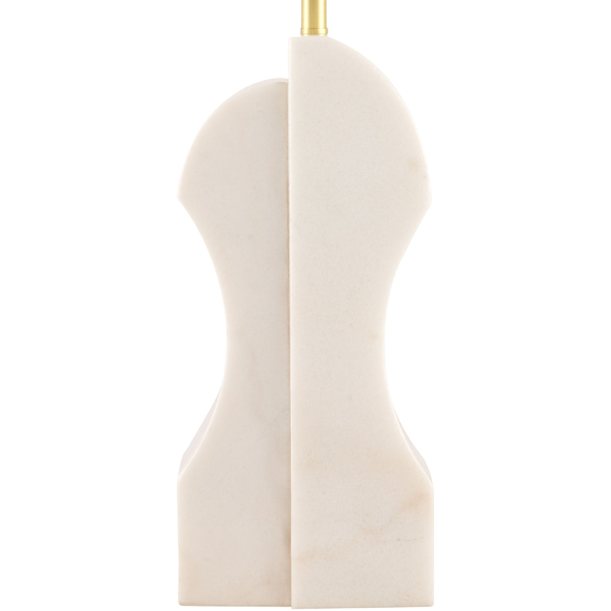 Modern European furniture - White Marble Accent Table Lamp - www.oroa.com