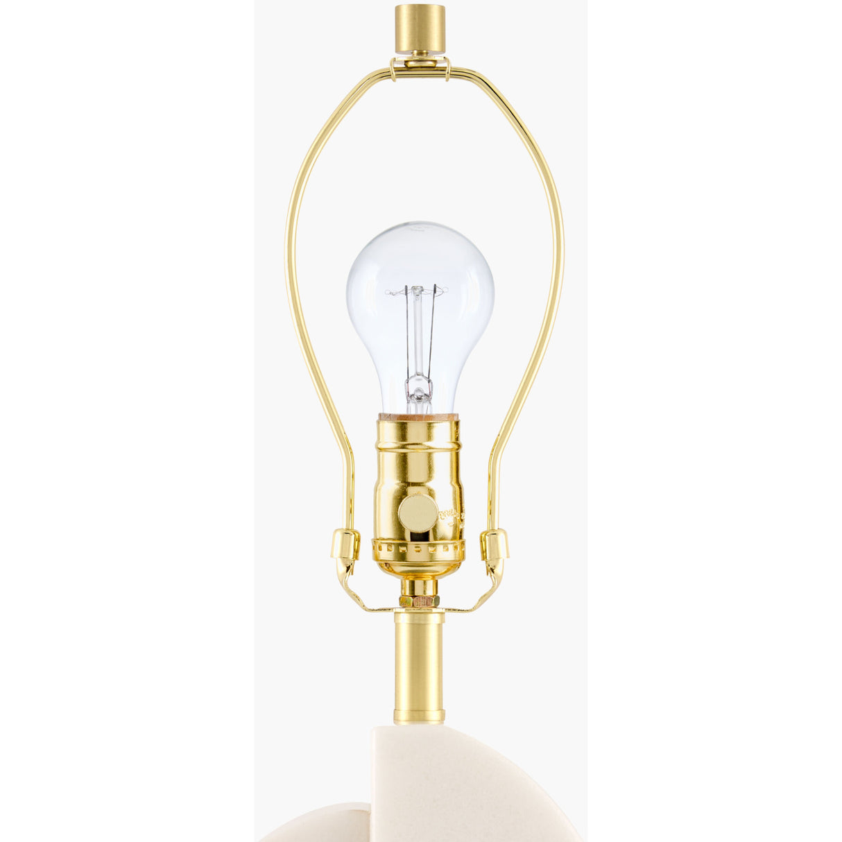 Modern European furniture - White Marble Accent Table Lamp - www.oroa.com