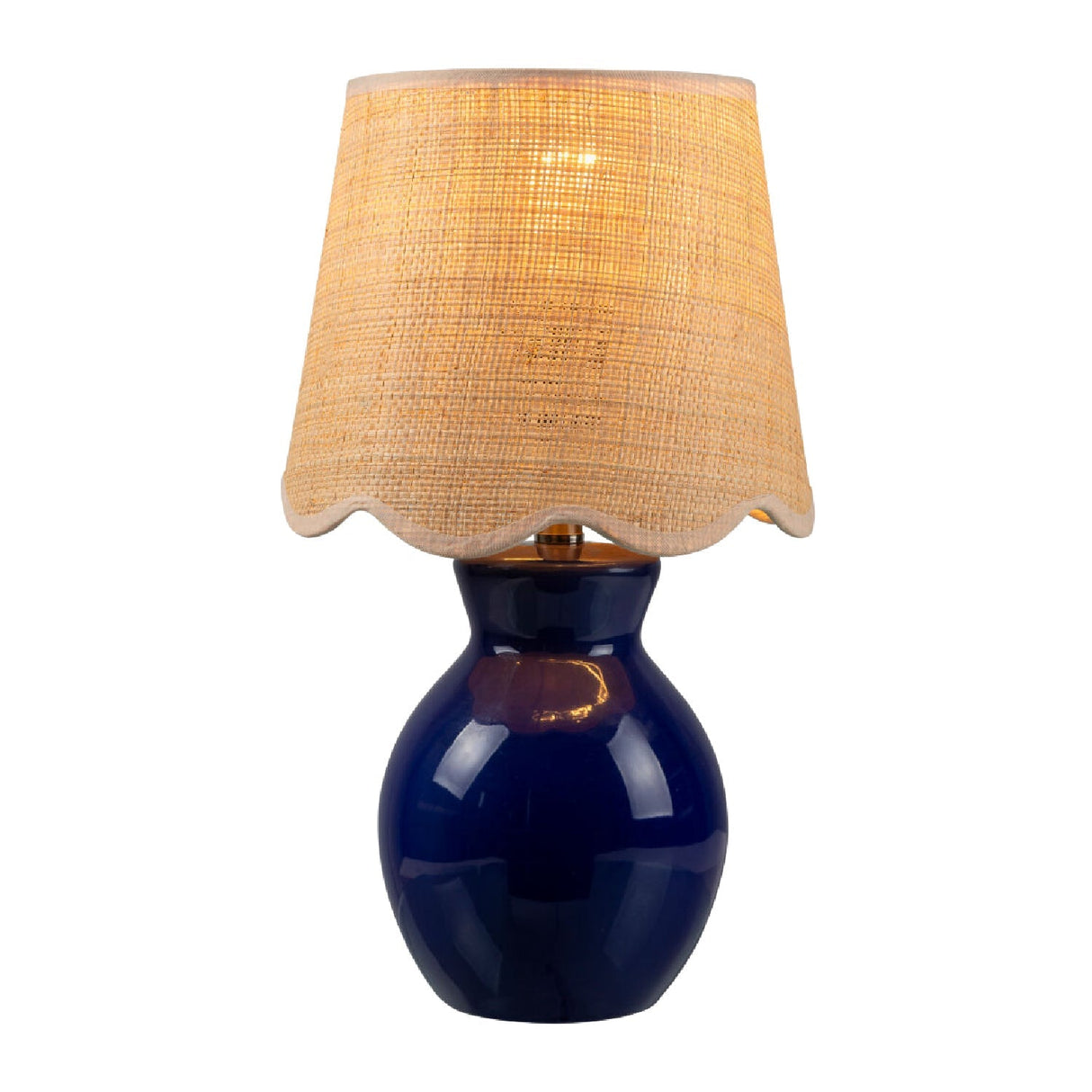 Modern European furniture - Scalloped Edge Accent Table Lamp - www.oroa.com
