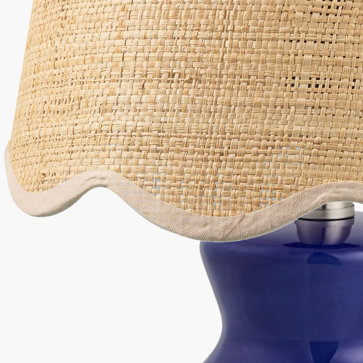 Modern European furniture - Scalloped Edge Accent Table Lamp - www.oroa.com