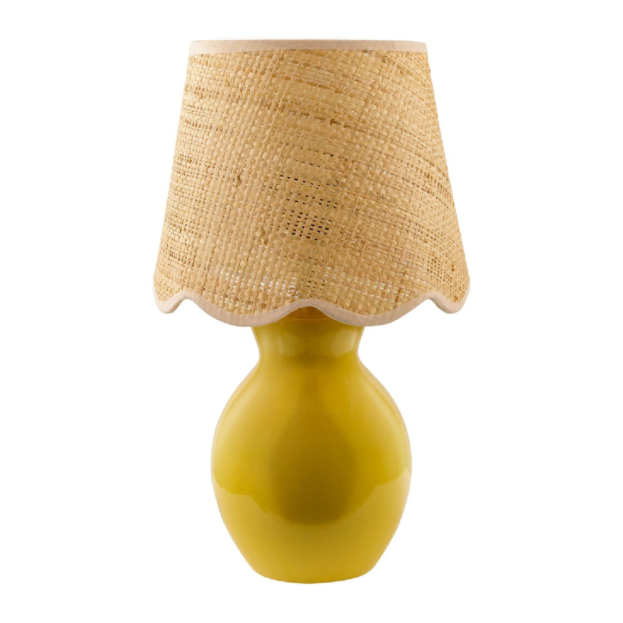Modern European furniture - Scalloped Edge Accent Table Lamp - www.oroa.com