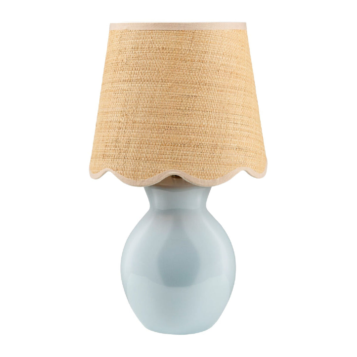 Modern European furniture - Scalloped Edge Accent Table Lamp - www.oroa.com