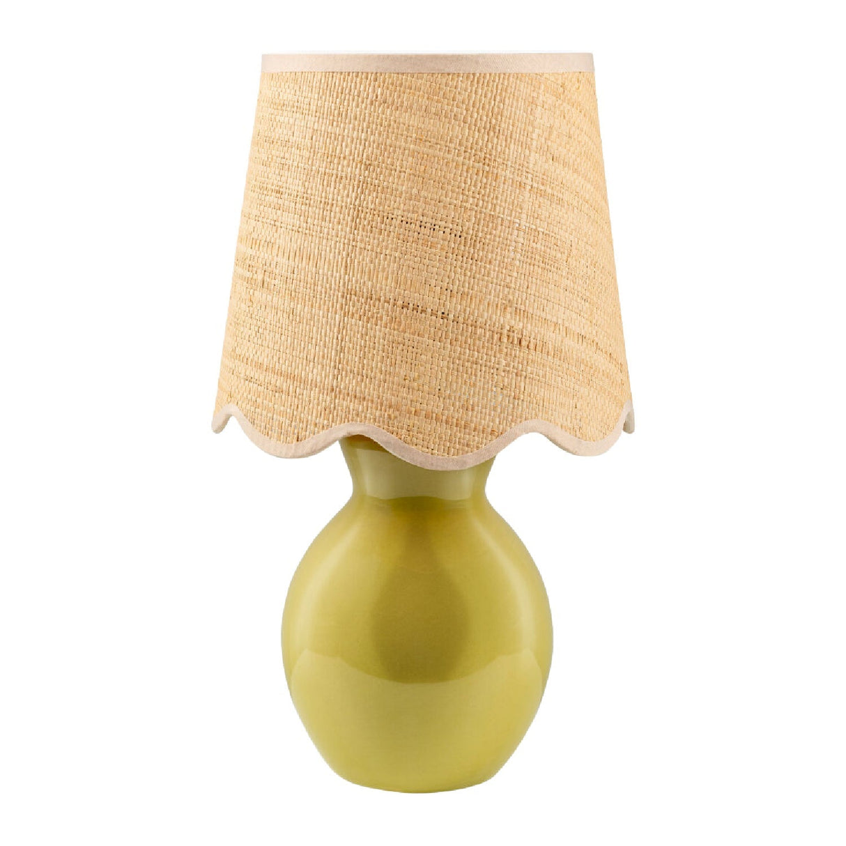 Modern European furniture - Scalloped Edge Accent Table Lamp - www.oroa.com