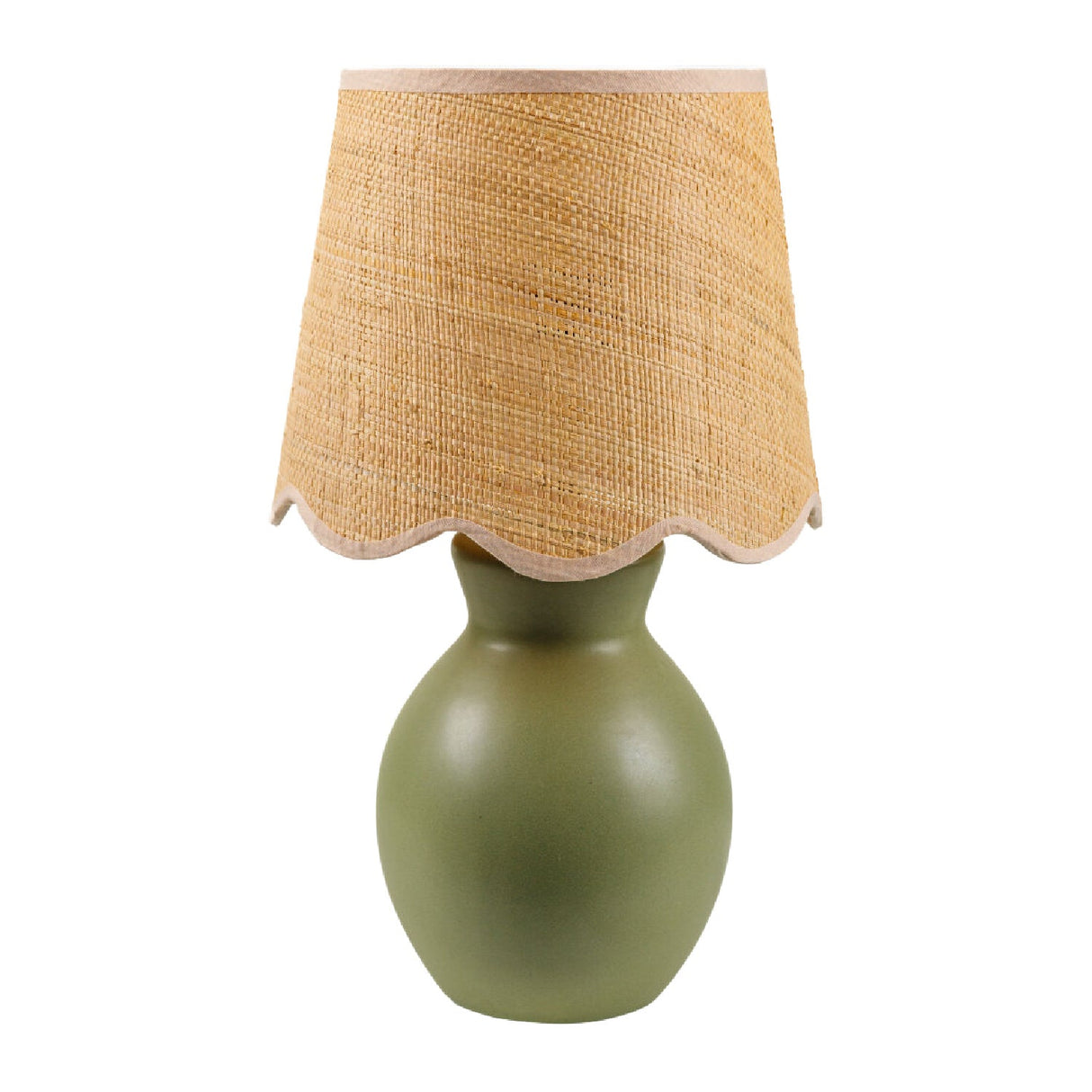 Modern European furniture - Scalloped Edge Accent Table Lamp - www.oroa.com