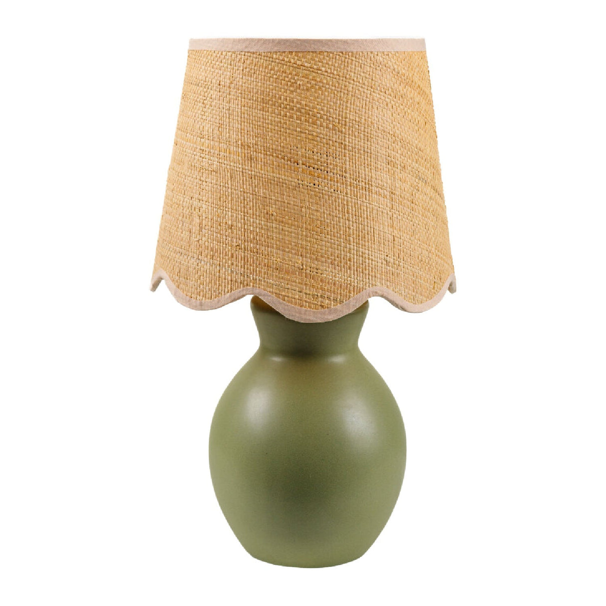 Modern European furniture - Scalloped Edge Accent Table Lamp - www.oroa.com