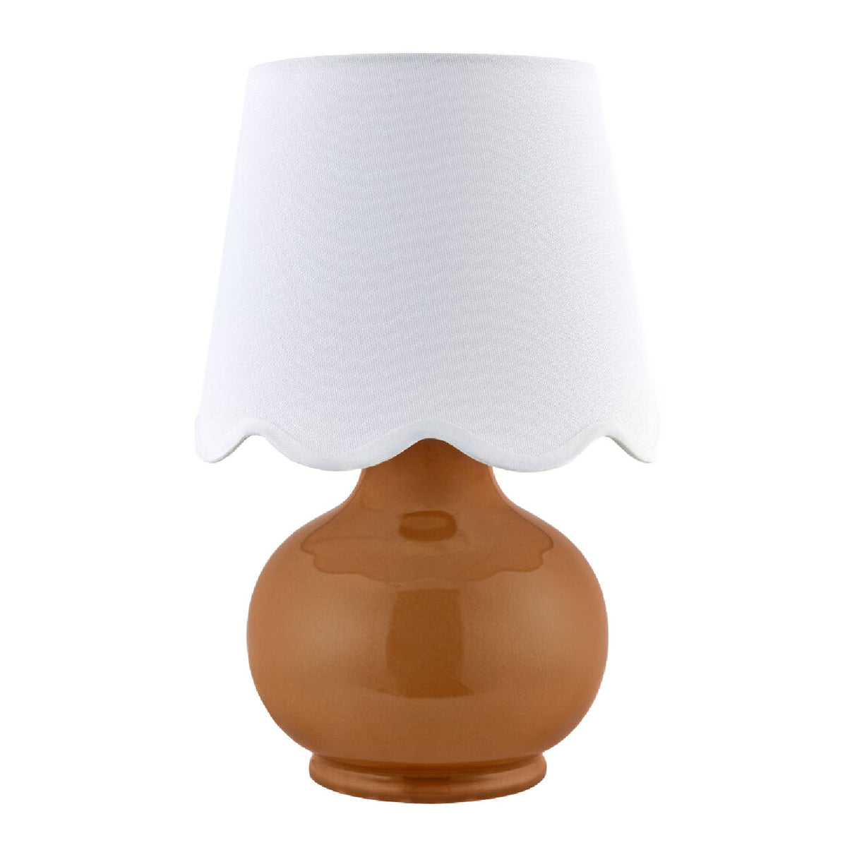 Modern European furniture - Scalloped Raffia Shade Table Lamp - www.oroa.com