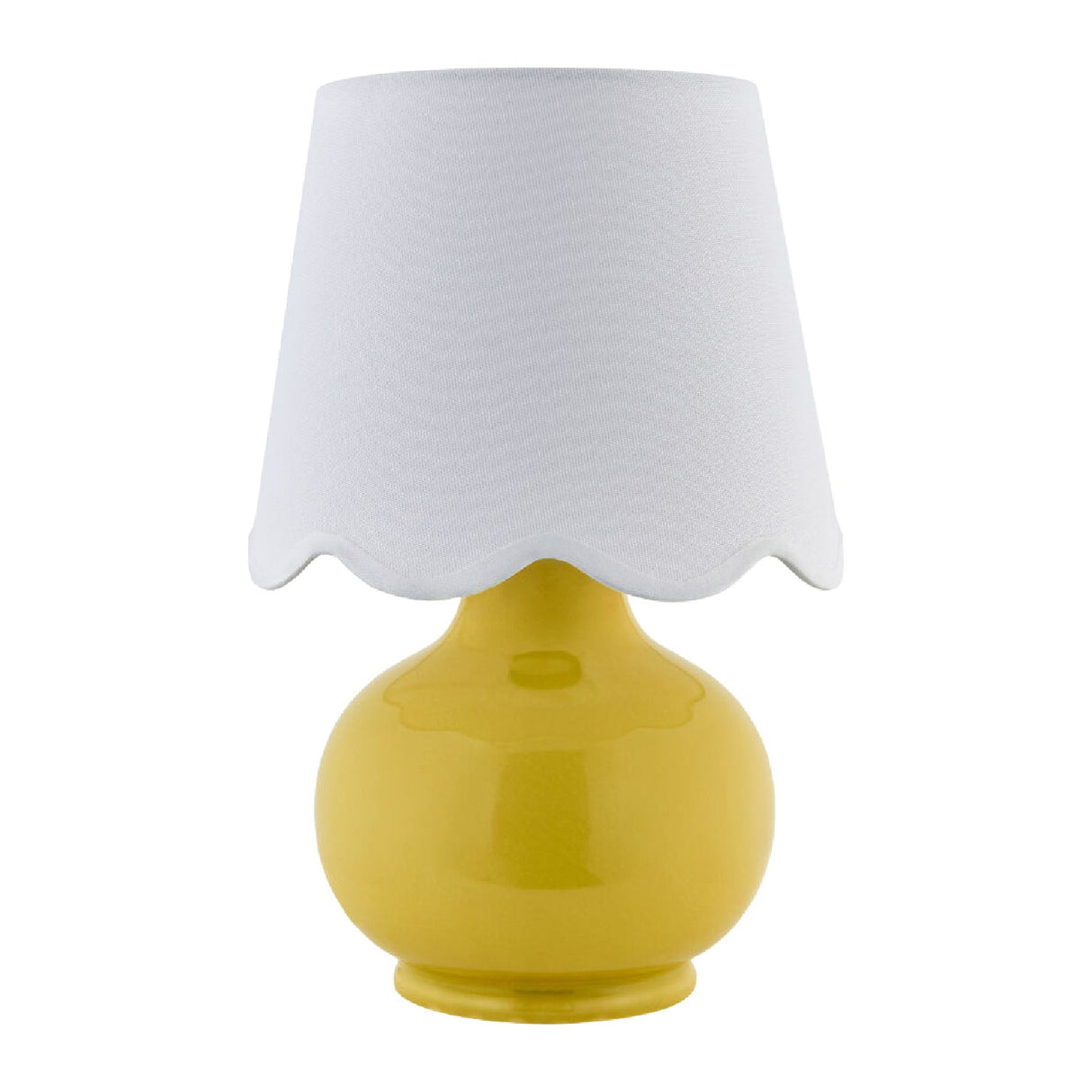 Modern European furniture - Scalloped Raffia Shade Table Lamp - www.oroa.com