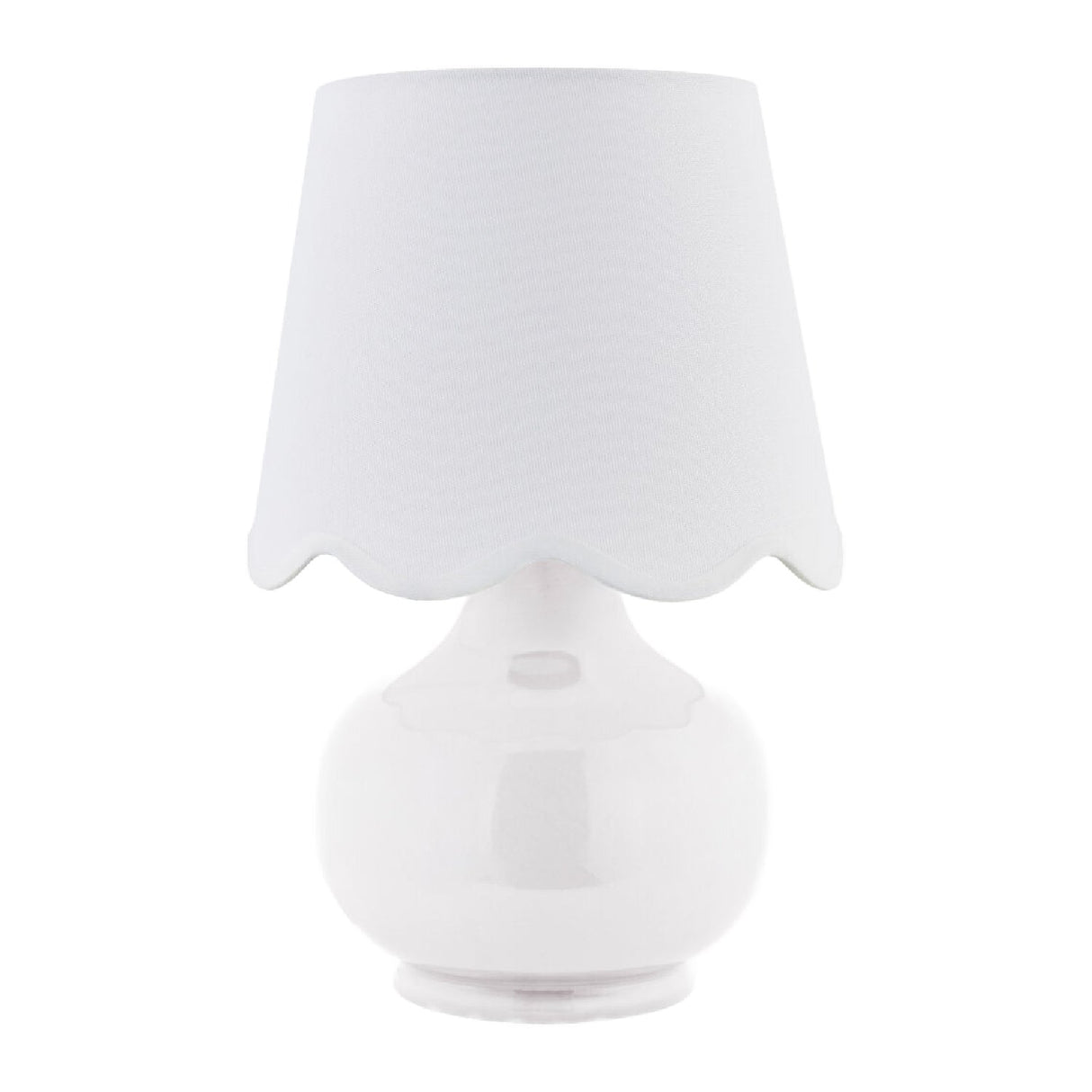 Modern European furniture - Scalloped Raffia Shade Table Lamp - www.oroa.com