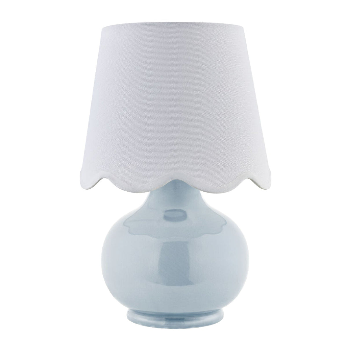 Modern European furniture - Scalloped Raffia Shade Table Lamp - www.oroa.com