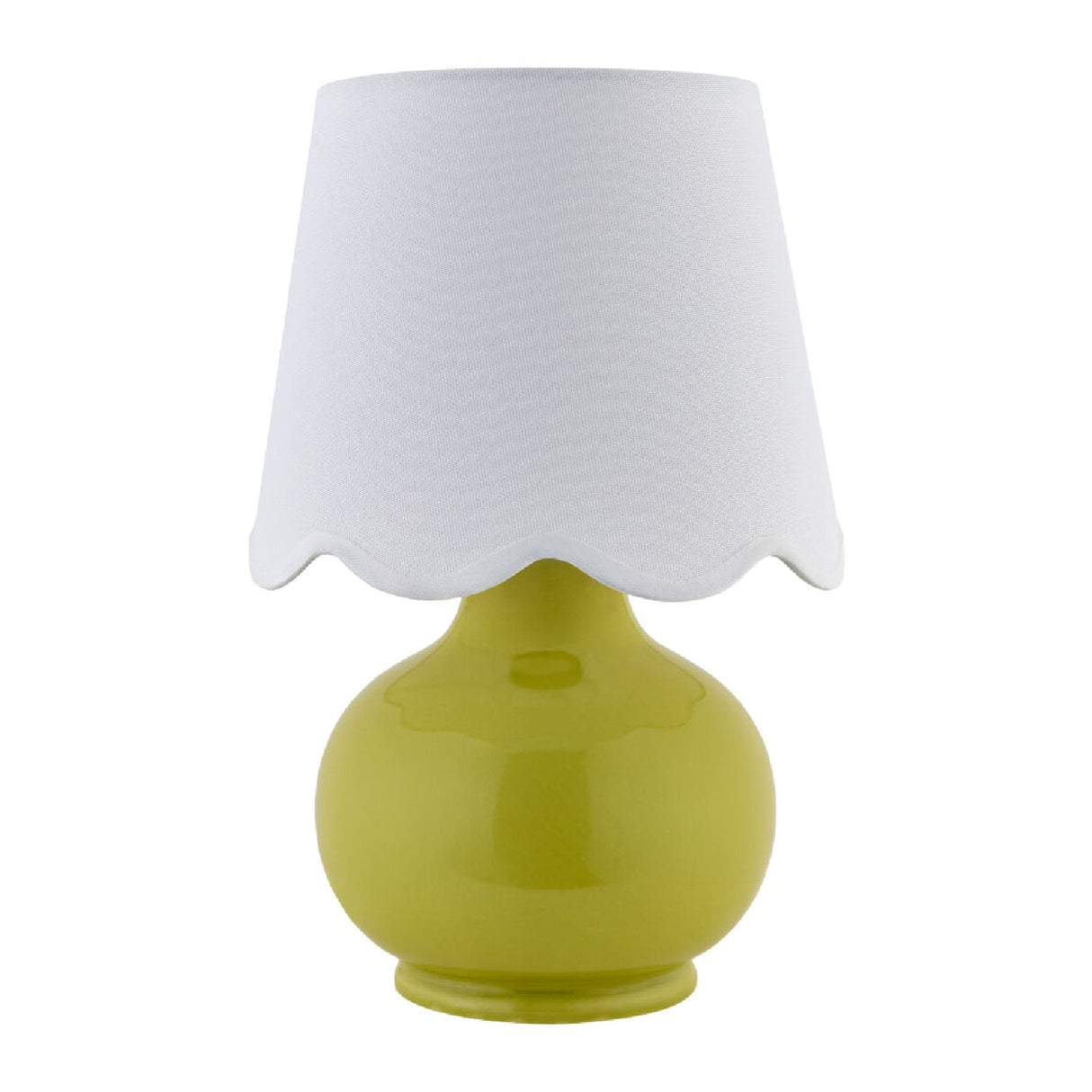 Modern European furniture - Scalloped Raffia Shade Table Lamp - www.oroa.com