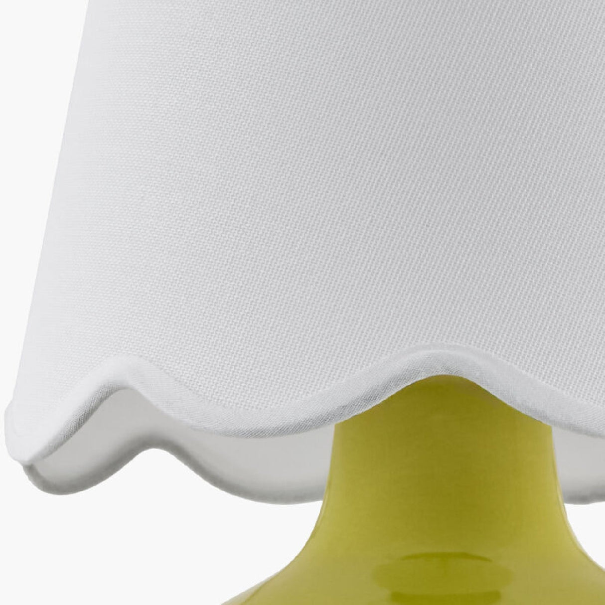 Modern European furniture - Scalloped Raffia Shade Table Lamp - www.oroa.com