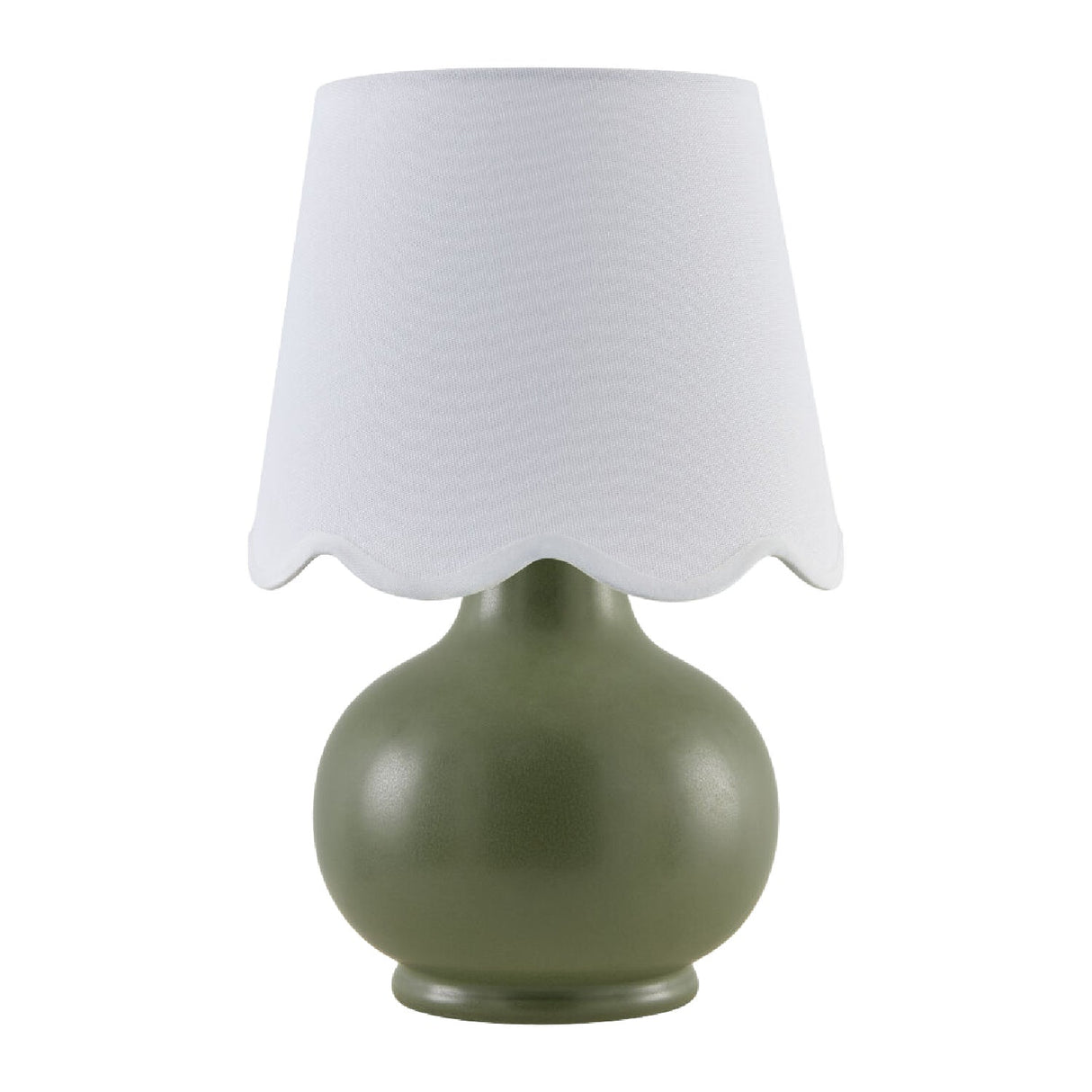 Modern European furniture - Scalloped Raffia Shade Table Lamp - www.oroa.com