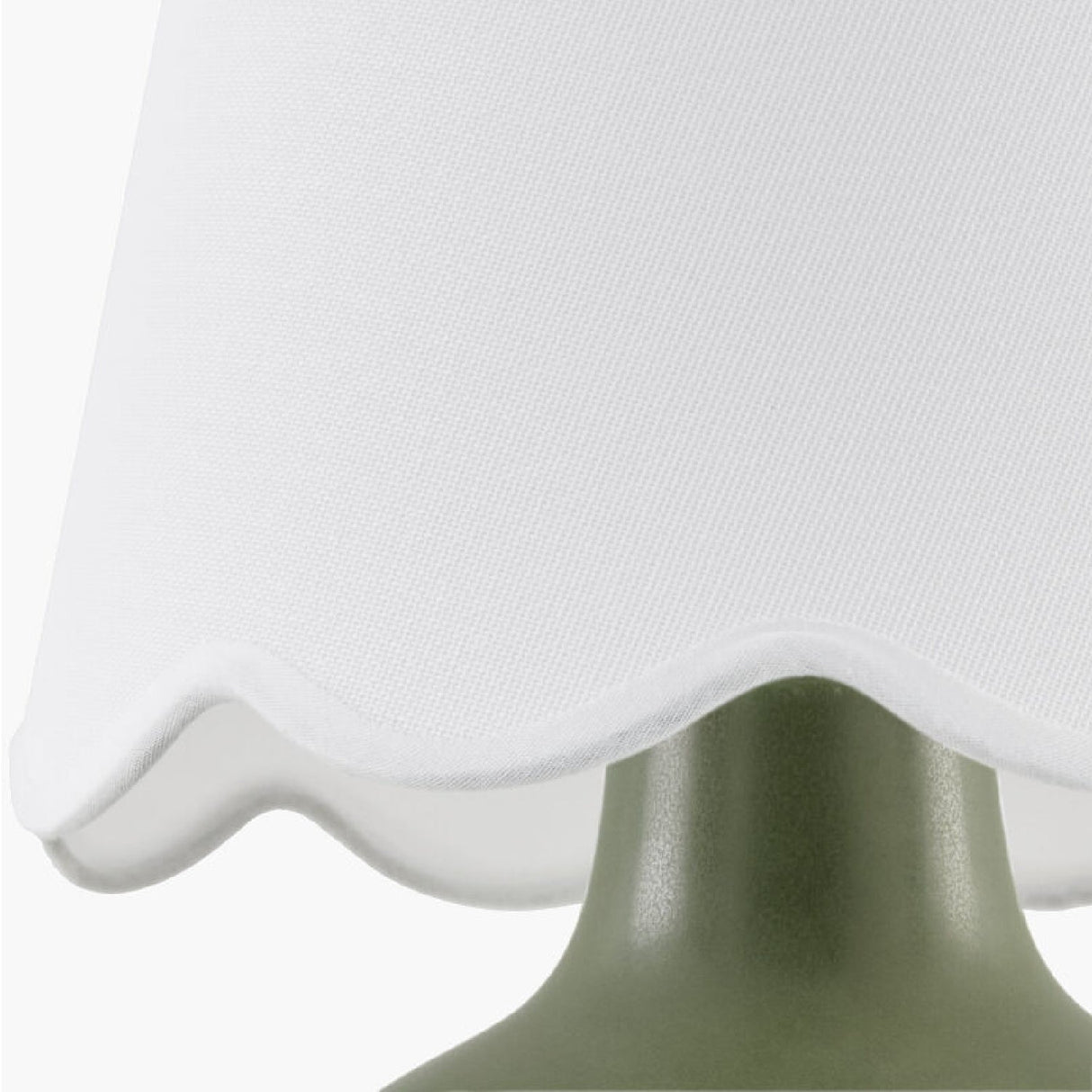 Modern European furniture - Scalloped Raffia Shade Table Lamp - www.oroa.com