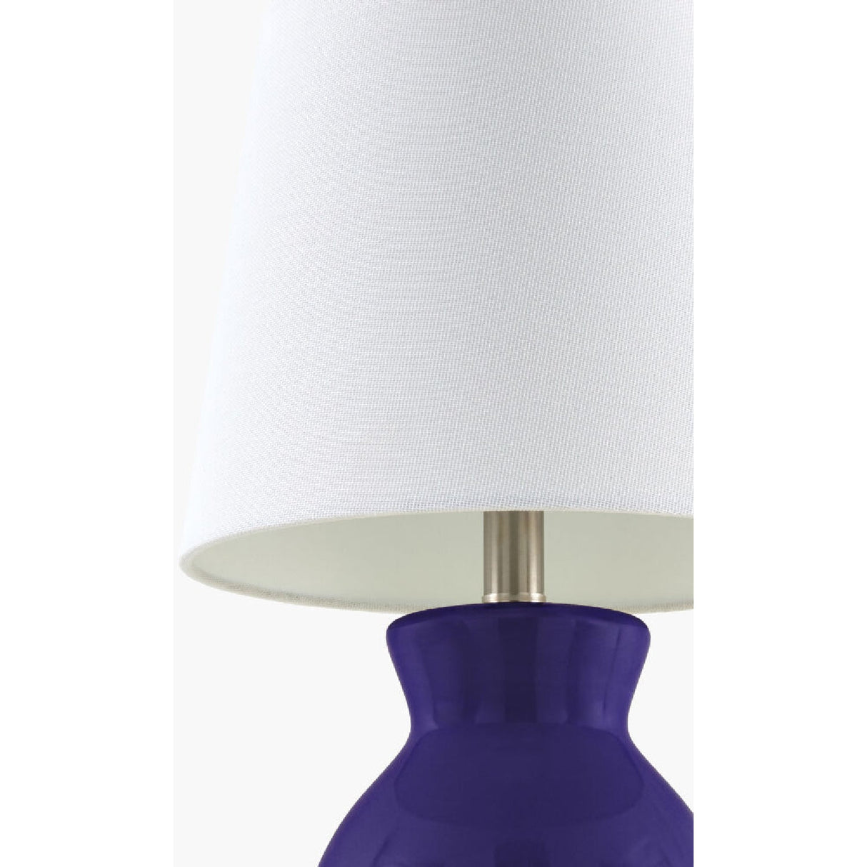 Modern European furniture - White Cotton Ceramic Table Lamp - www.oroa.com