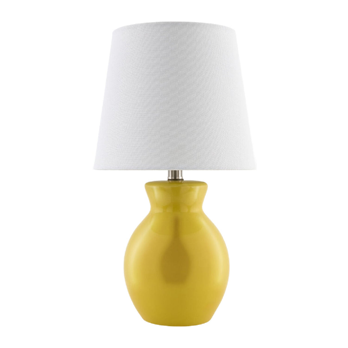 Modern European furniture - White Cotton Ceramic Table Lamp - www.oroa.com