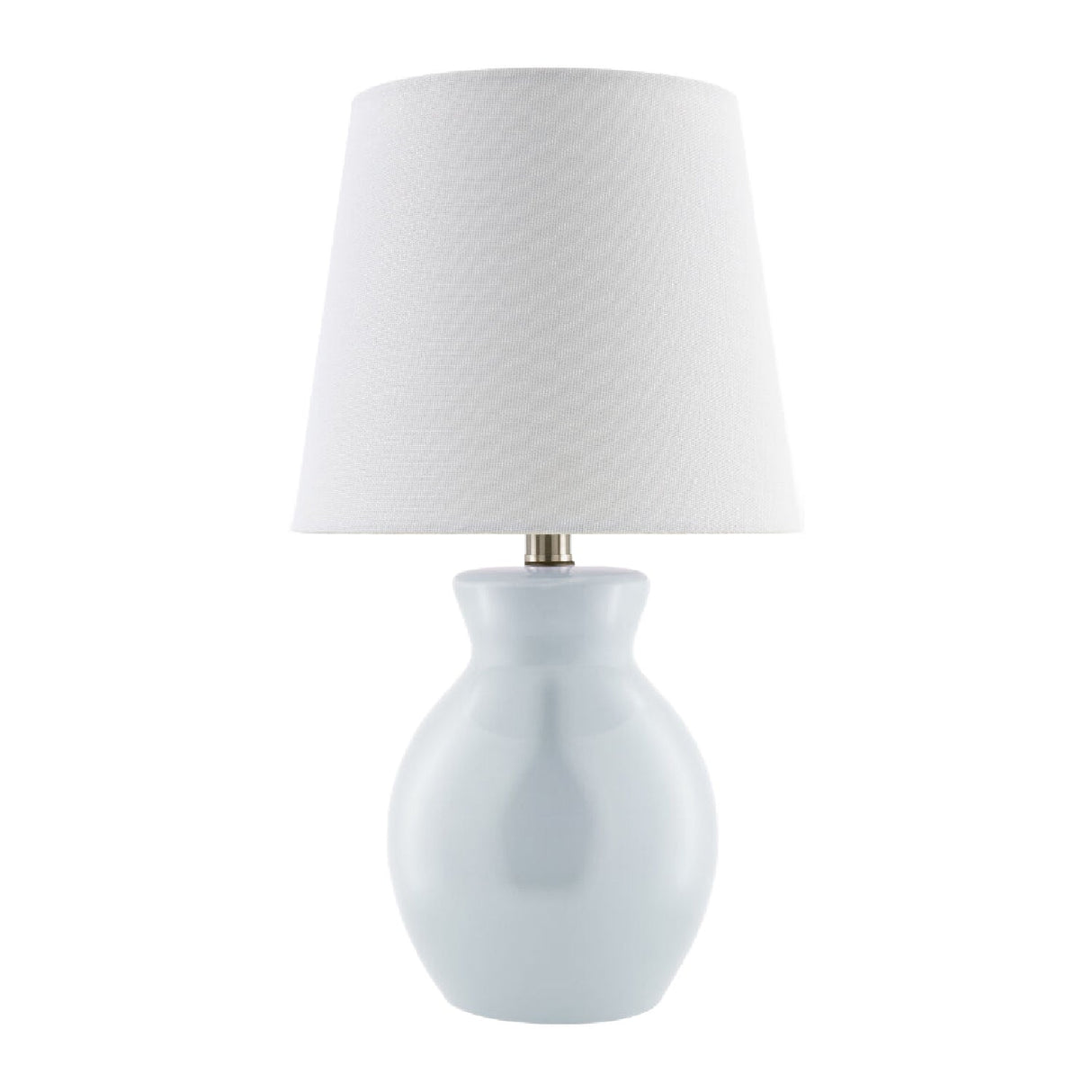 Modern European furniture - White Cotton Ceramic Table Lamp - www.oroa.com