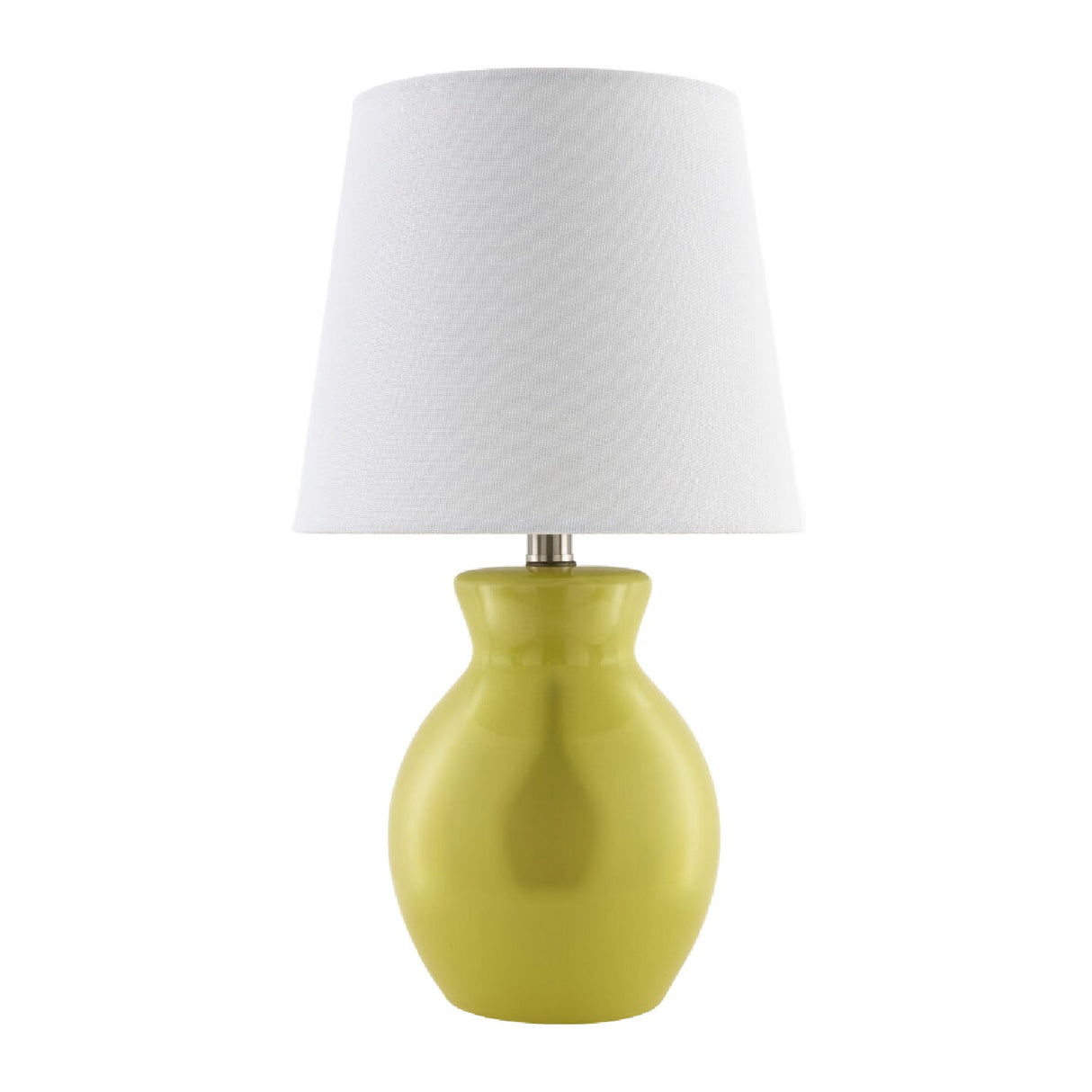 Modern European furniture - White Cotton Ceramic Table Lamp - www.oroa.com