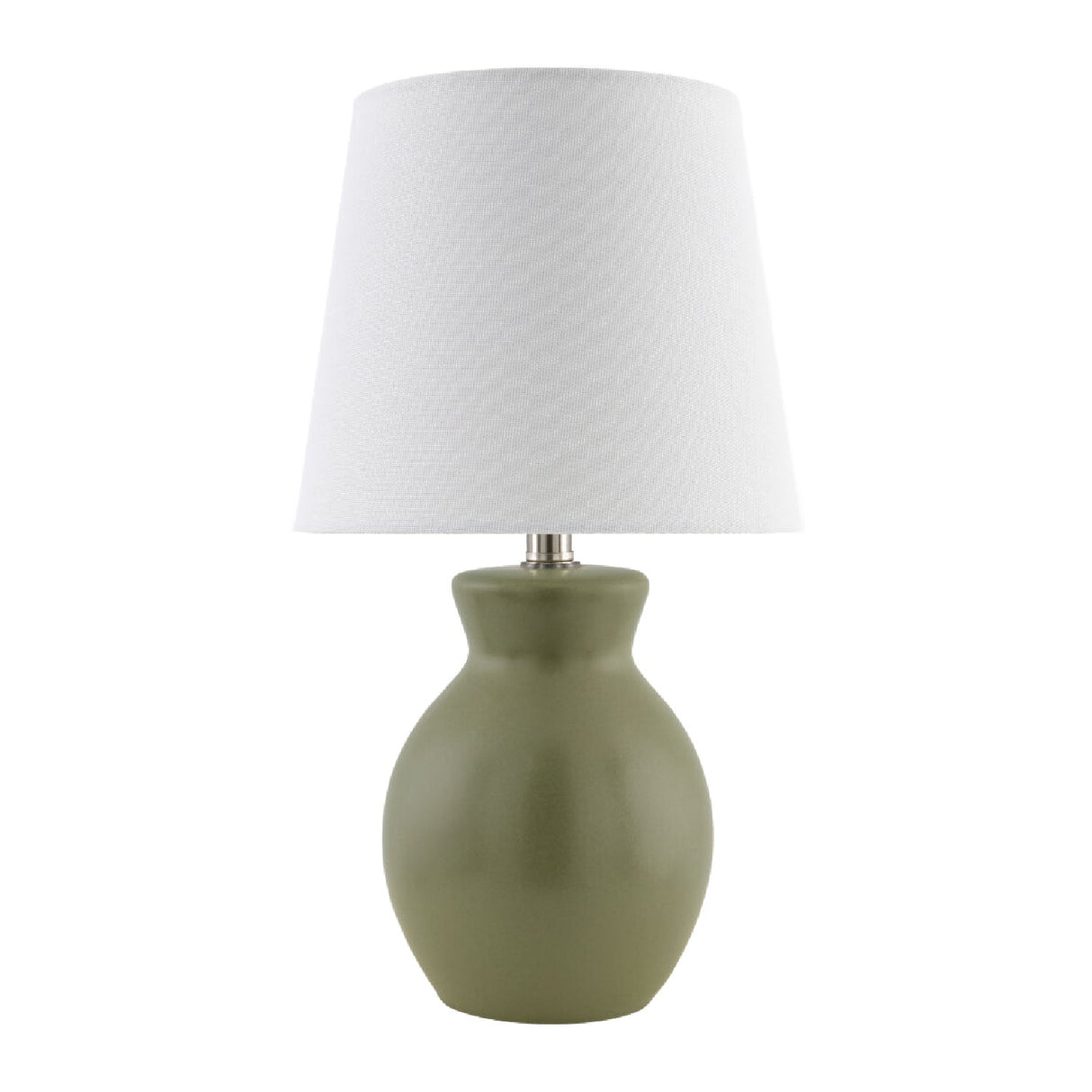 Modern European furniture - White Cotton Ceramic Table Lamp - www.oroa.com