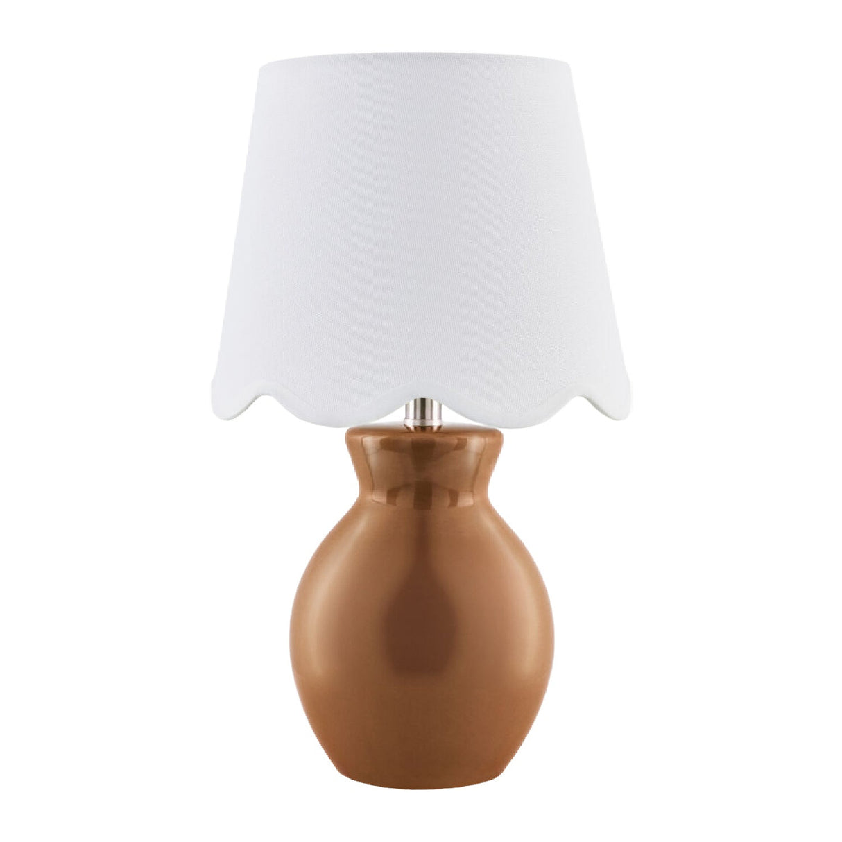 Modern European furniture - Scalloped Edge Accent Table Lamp - www.oroa.com
