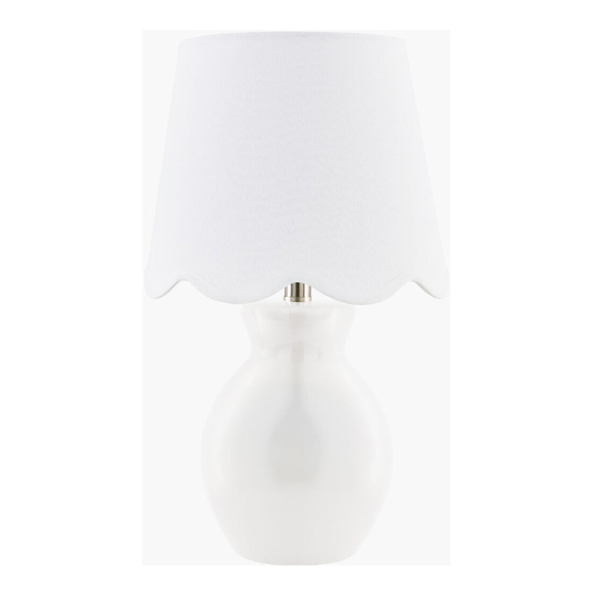 Modern European furniture - Scalloped Edge Accent Table Lamp - www.oroa.com