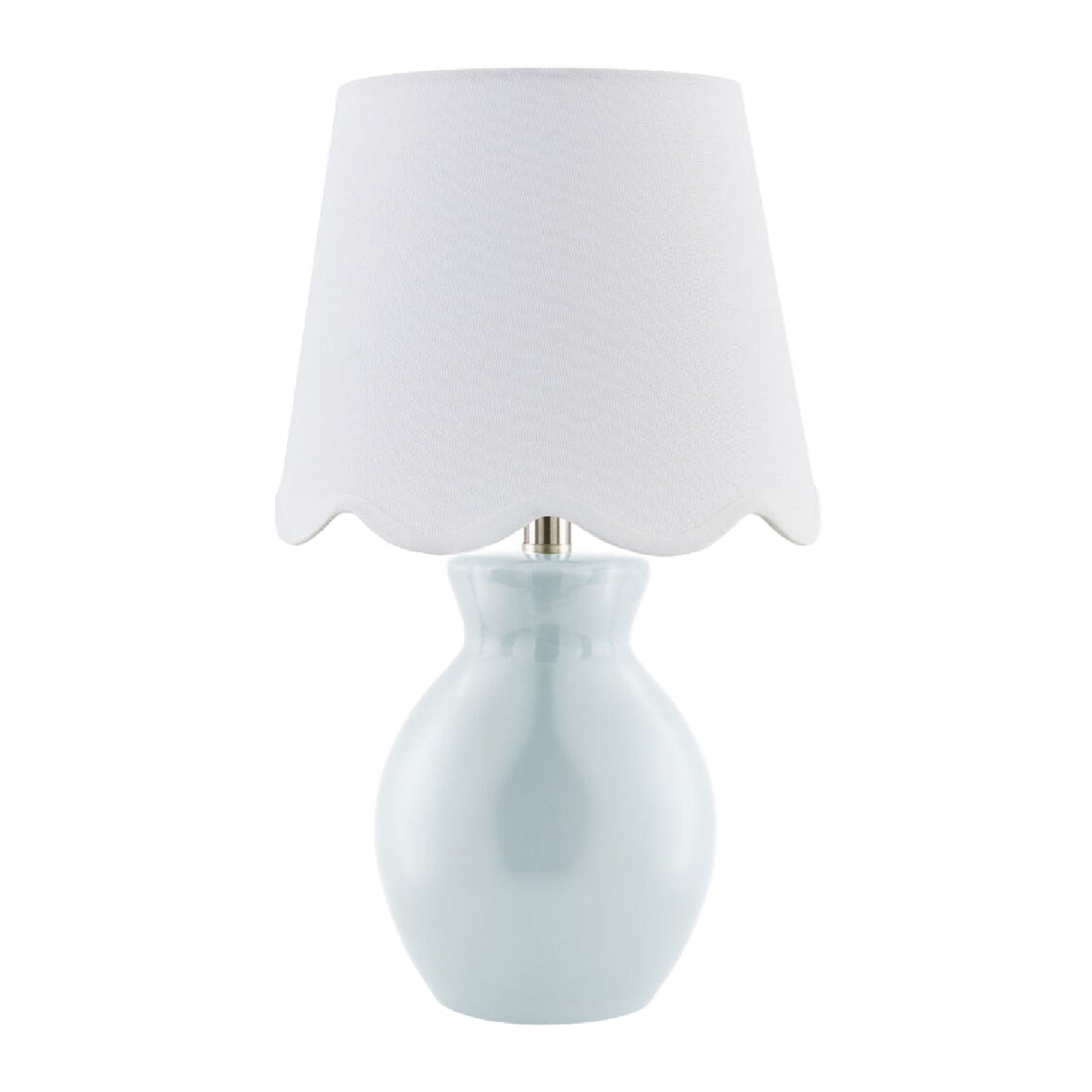 Modern European furniture - Scalloped Edge Accent Table Lamp - www.oroa.com