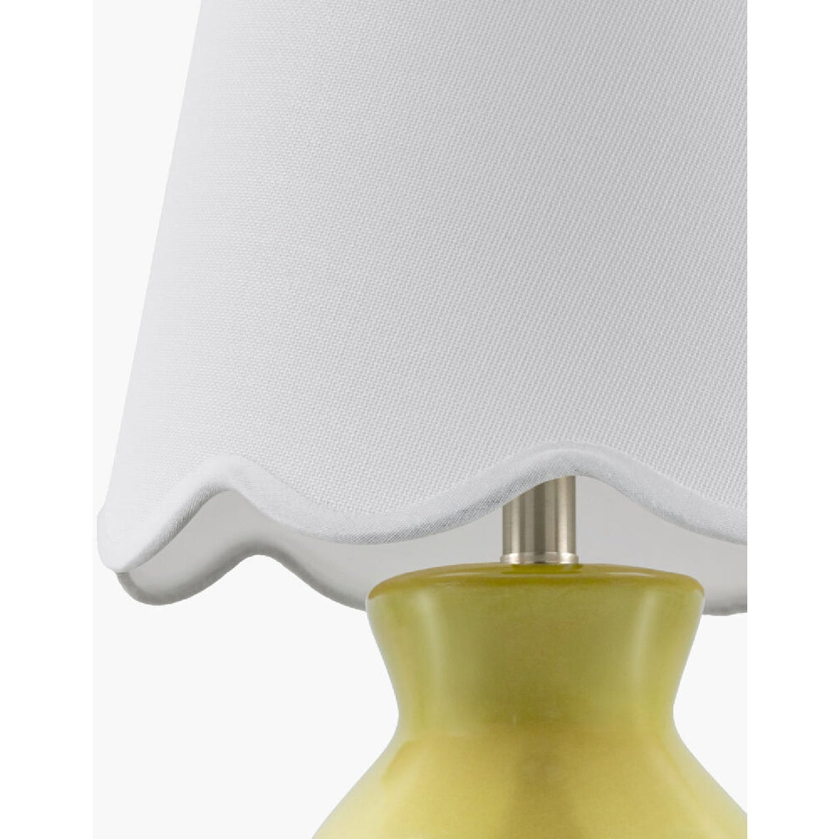 Modern European furniture - Scalloped Edge Accent Table Lamp - www.oroa.com