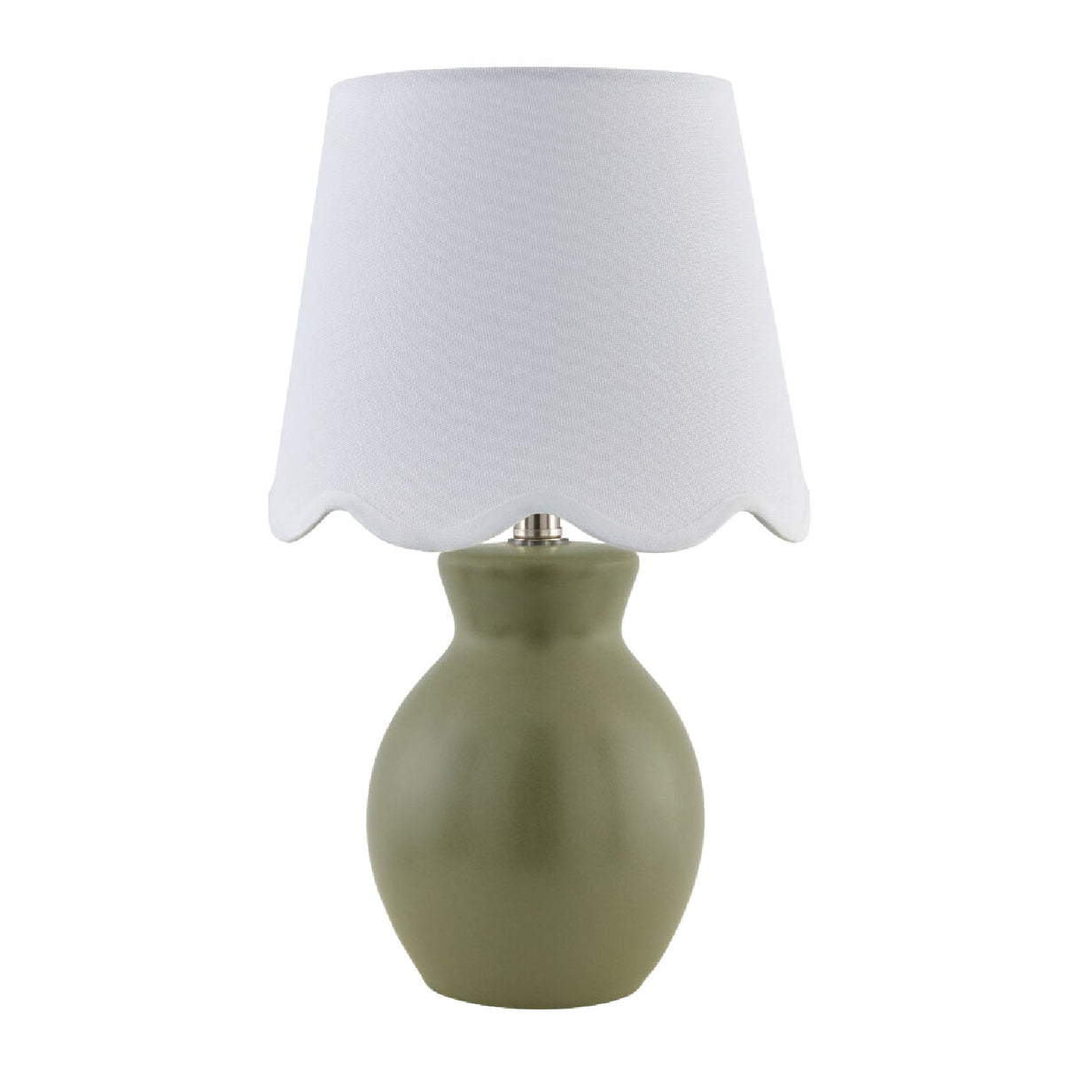 Modern European furniture - Scalloped Edge Accent Table Lamp - www.oroa.com