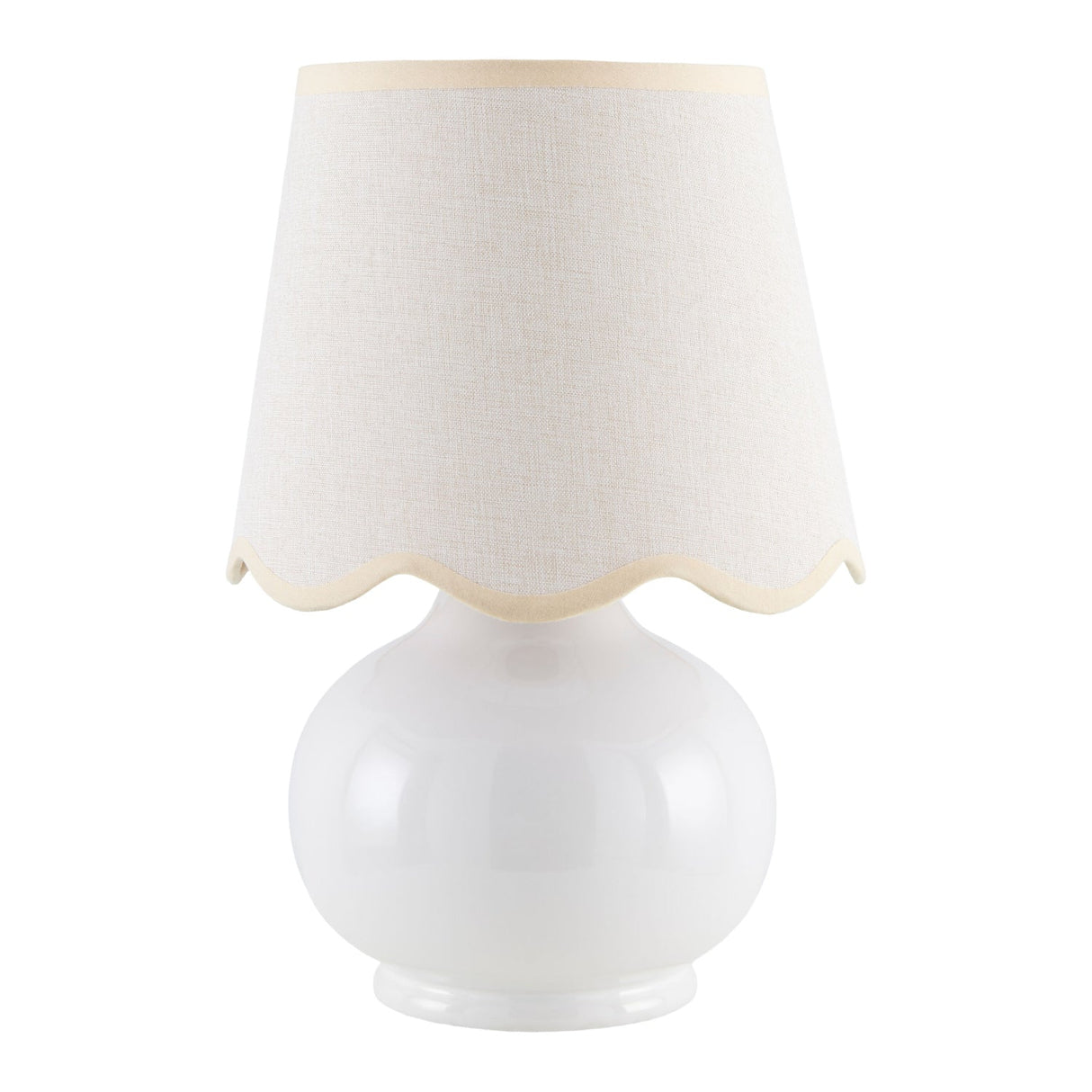Modern European furniture - Glazed Ceramic Raffia Table Lamp - www.oroa.com
