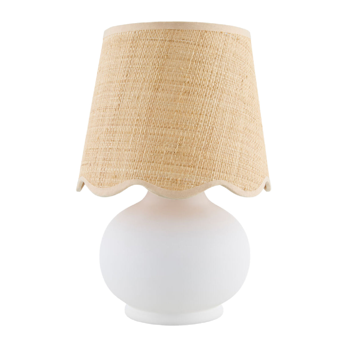 Modern European furniture - Beige Raffia Accent Table Lamp - www.oroa.com