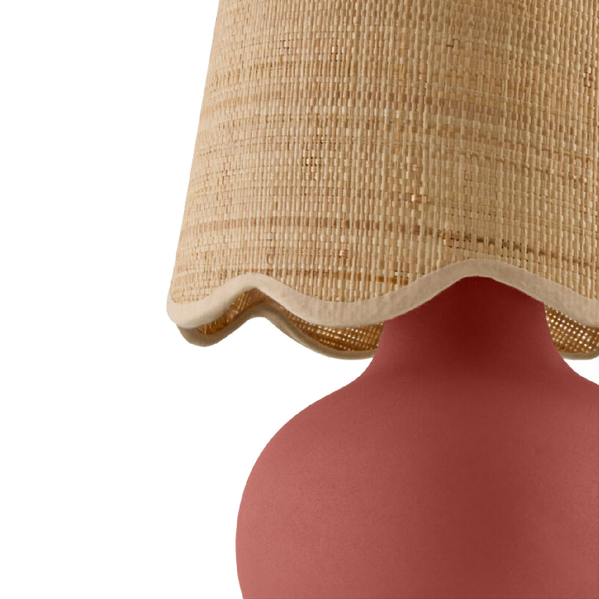 Modern European furniture - Beige Raffia Accent Table Lamp - www.oroa.com
