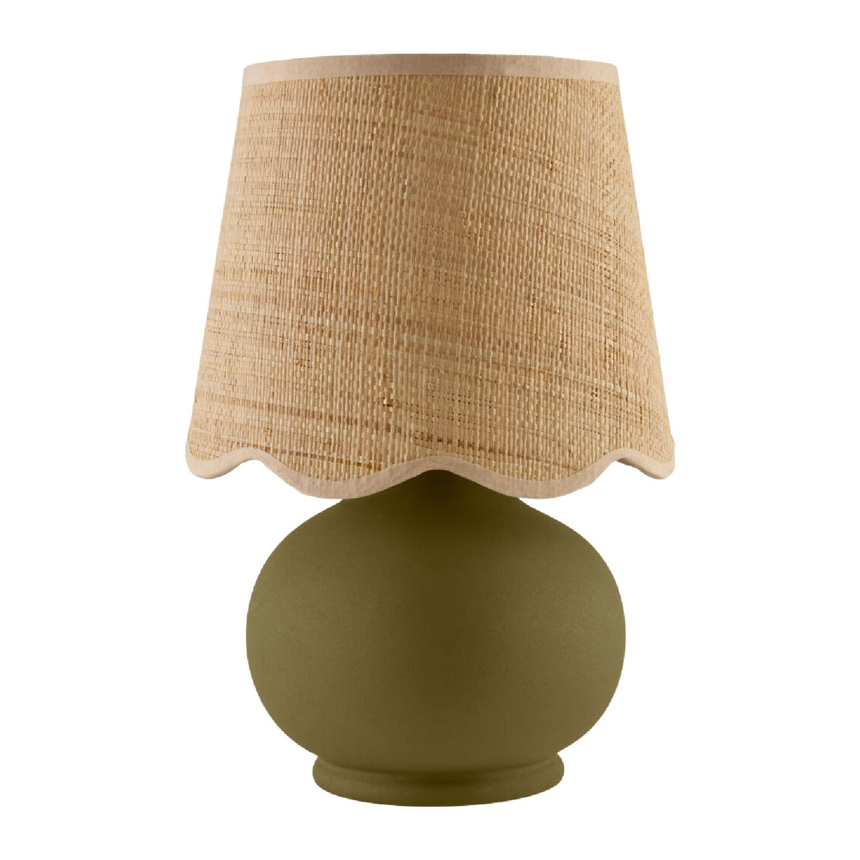 Modern European furniture - Beige Raffia Accent Table Lamp - www.oroa.com