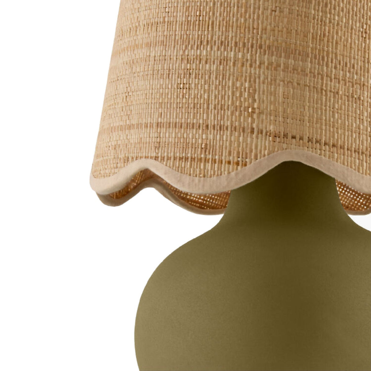 Modern European furniture - Beige Raffia Accent Table Lamp - www.oroa.com