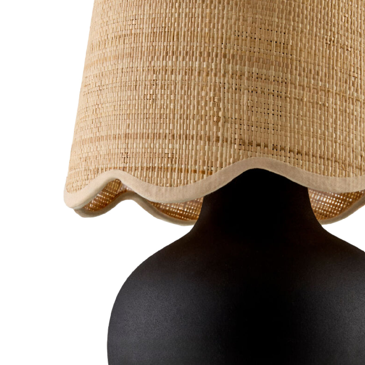 Modern European furniture - Beige Raffia Accent Table Lamp - www.oroa.com