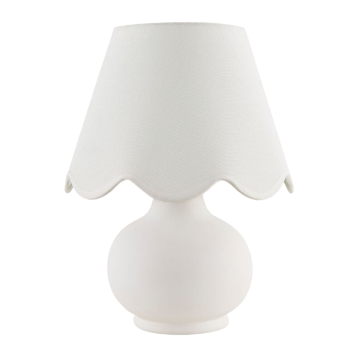 Modern European furniture - Scalloped Raffia Accent Table Lamp - www.oroa.com