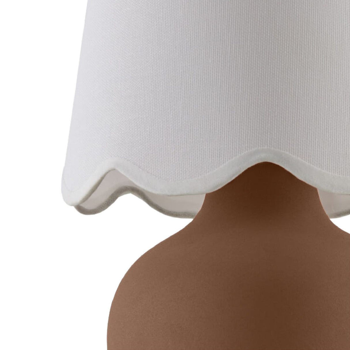 Modern European furniture - Scalloped Raffia Accent Table Lamp - www.oroa.com
