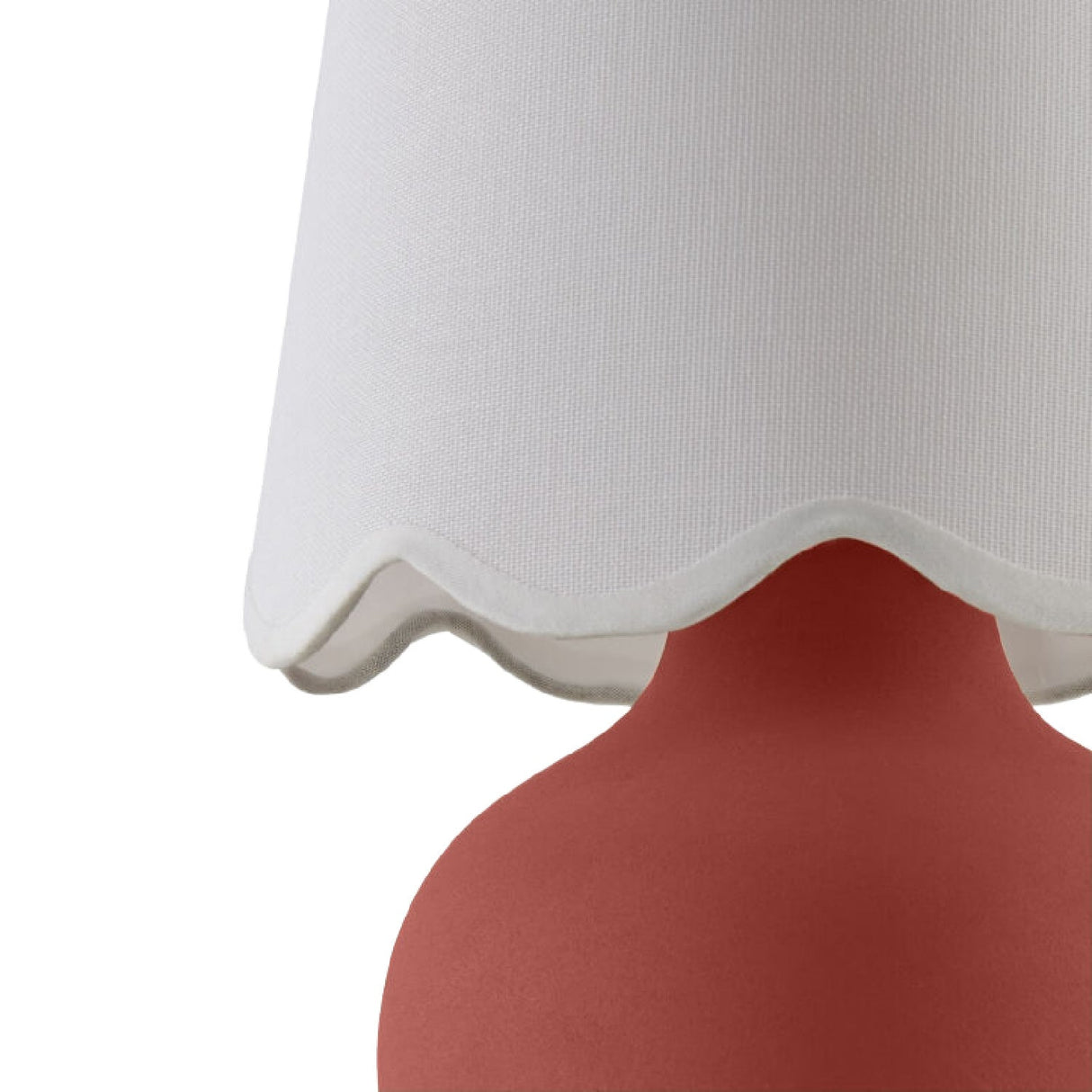 Modern European furniture - Scalloped Raffia Accent Table Lamp - www.oroa.com