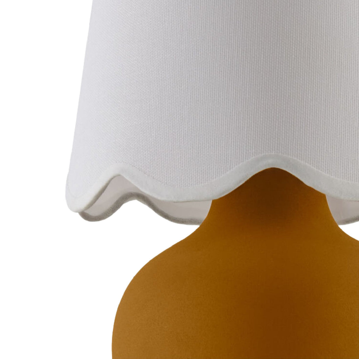 Modern European furniture - Scalloped Raffia Accent Table Lamp - www.oroa.com